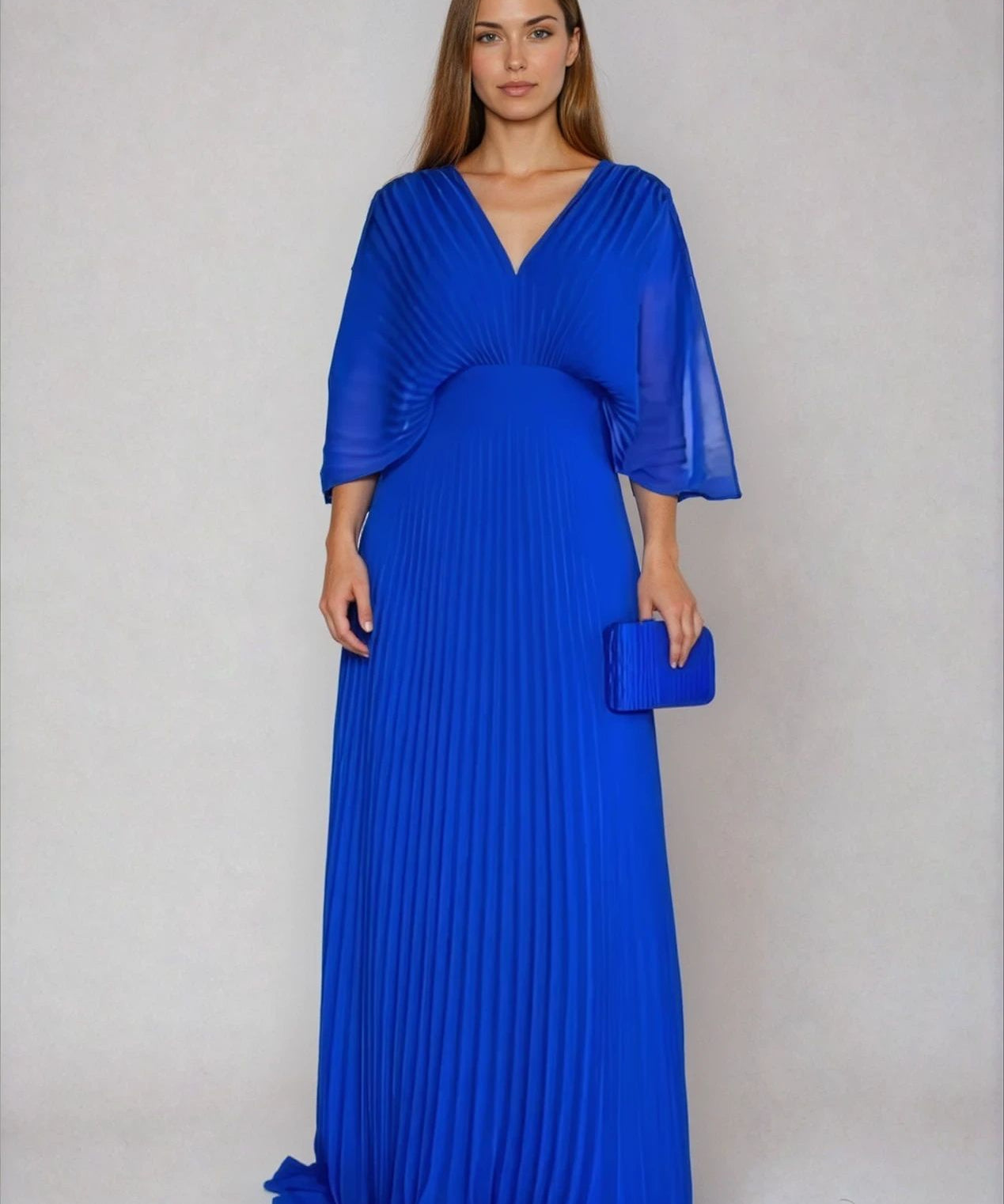 Olga - Vestido Clásico Plisado