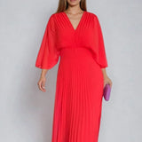 Olga - Vestido Clásico Plisado