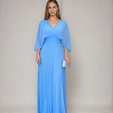 Olga - Vestido Clásico Plisado