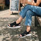 Anne™ | Sandalias con plataforma, de material transpirable para mujeres