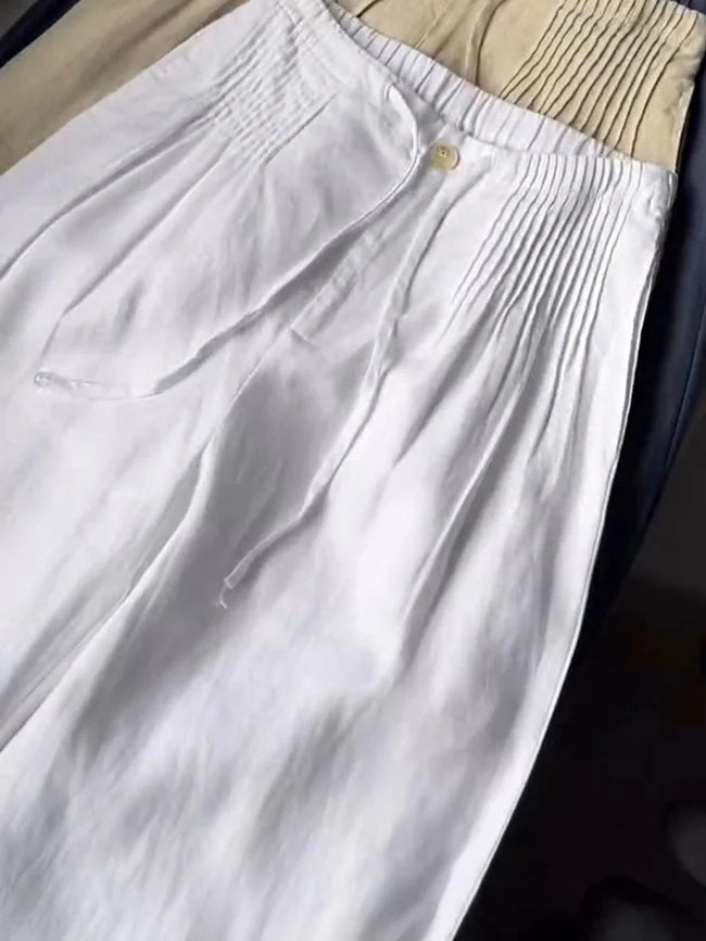 Nuria – Pantalón ancho con cordón